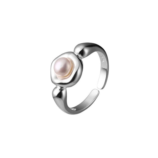 925 Silver Pearl Ring
